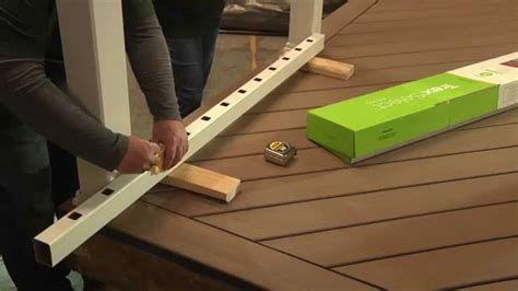 How To Install Trex Railings How to Install Trex Select Railing Stairs HD - YouTube